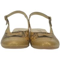 Topánky Žena Sandále John-C Dámske zlato-čierne sandále EVELINE zlatá