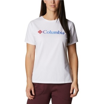 Oblečenie Žena Tričká s krátkym rukávom Columbia Sun Trek W Graphic Tee Biela