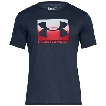 Oblečenie Muž Tričká s krátkym rukávom Under Armour Boxed Sportstyle Červená, Biela, Tmavomodrá