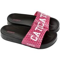 Topánky Žena športové šľapky Wink Dámske čierno-ružové šľapky CATCH čierna