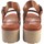 Topánky Žena Univerzálna športová obuv MTNG Dámske sandále MUSTANG 50437 kožené Hnedá