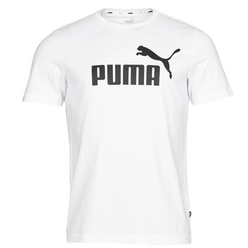 Oblečenie Muž Tričká s krátkym rukávom Puma ESS LOGO TEE Biela