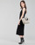 Oblečenie Žena Krátke šaty Karl Lagerfeld KITTED WRAP DRESS Čierna