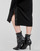 Oblečenie Žena Krátke šaty Karl Lagerfeld KITTED WRAP DRESS Čierna