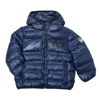 Oblečenie Chlapec Vyteplené bundy Emporio Armani EA7 TREDA Námornícka modrá