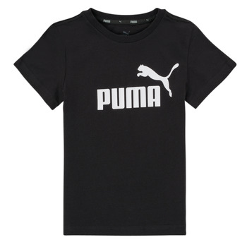 Oblečenie Chlapec Tričká s krátkym rukávom Puma ESSENTIAL LOGO TEE Čierna