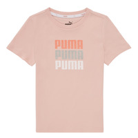 Oblečenie Dievča Tričká s krátkym rukávom Puma ALPHA TEE Ružová