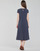 Oblečenie Žena Dlhé šaty Lauren Ralph Lauren PIPPA-CAP SLEEVE-DAY DRESS Modrá