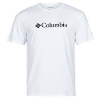 Oblečenie Muž Tričká s krátkym rukávom Columbia CSC BASIC LOGO SHORT SLEEVE Biela