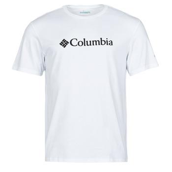 Oblečenie Muž Tričká s krátkym rukávom Columbia CSC BASIC LOGO SHORT SLEEVE Biela