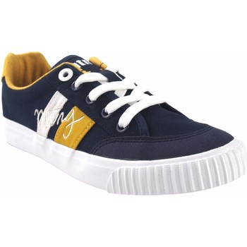 Topánky Dievča Univerzálna športová obuv MTNG Plátenný chlapec MUSTANG KIDS 48190 modrý Biela