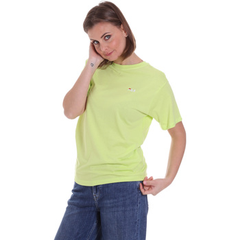 Oblečenie Žena Tričká s krátkym rukávom Fila 687469 Zelená