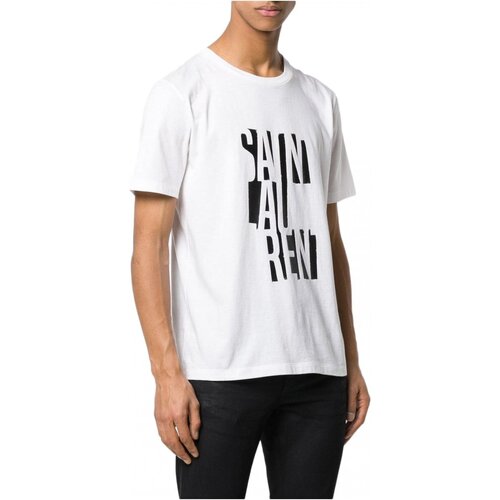 Oblečenie Muž Tričká s krátkym rukávom Yves Saint Laurent BMK577121 Biela