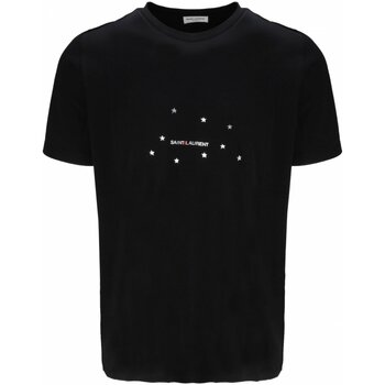 Oblečenie Muž Tričká s krátkym rukávom Yves Saint Laurent BMK577087 Čierna
