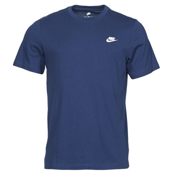 Oblečenie Muž Tričká s krátkym rukávom Nike NIKE SPORTSWEAR CLUB Modrá / Biela