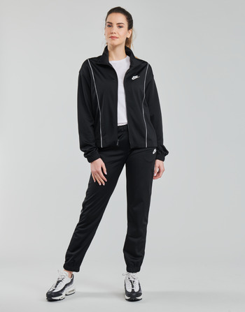 Oblečenie Žena Súpravy vrchného oblečenia Nike W NSW ESSNTL PQE TRK SUIT Čierna / Biela