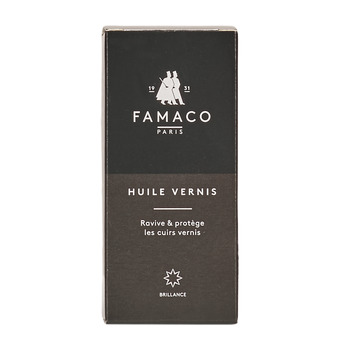Doplnky Starostlivosť o obuv a oblečenie Famaco FLACON HUILE VERNIS 100 ML FAMACO NOIR Čierna