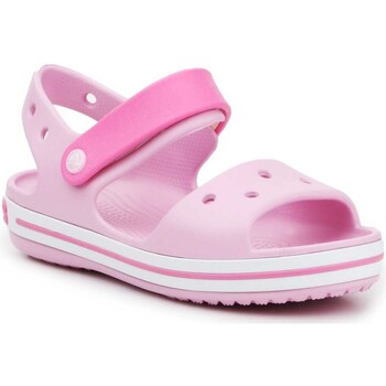 Topánky Dievča Sandále Crocs Crocband Sandal Kids12856-6GD pink