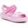 Topánky Dievča Sandále Crocs Crocband Sandal Kids12856-6GD Ružová