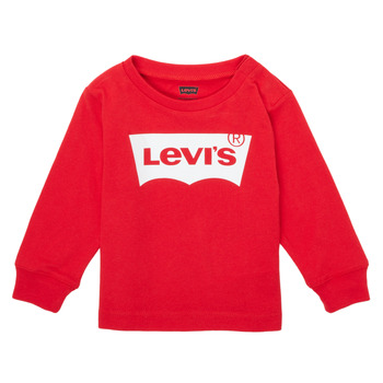 Oblečenie Chlapec Tričká s dlhým rukávom Levi's L/S BATWING TEE Červená