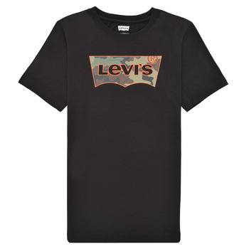 Oblečenie Chlapec Tričká s krátkym rukávom Levi's SHORT SLV GRAPHIC TEE SHIRT Čierna