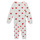 Oblečenie Dievča Pyžamá a nočné košele Petit Bateau CASSANDRE Biela / Červená