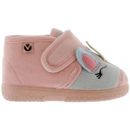 Topánky Deti Detské papuče Victoria Baby 05119 - Ballet Ružová