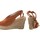 Topánky Žena Univerzálna športová obuv Olivina Dámske sandále BEBY 19072 kožené Hnedá