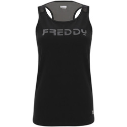 Oblečenie Žena Tielka a tričká bez rukávov Freddy S1WTBK1 čierna