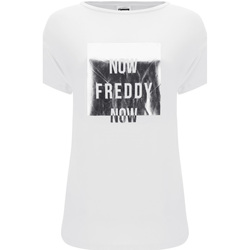 Oblečenie Žena Tričká s krátkym rukávom Freddy S1WSDT3 Biely