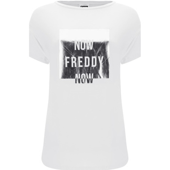 Oblečenie Žena Tričká s krátkym rukávom Freddy S1WSDT3 Biela