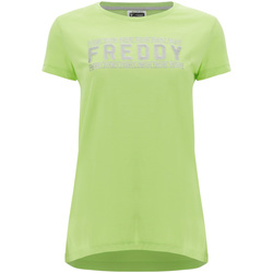 Oblečenie Žena Tričká s krátkym rukávom Freddy S1WCLT2 Zelená