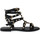 Topánky Žena Sandále Mosaic 1600 VITELLO NERO Čierna