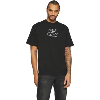Oblečenie Muž Tričká s krátkym rukávom Fubu T-shirt  Script Čierna