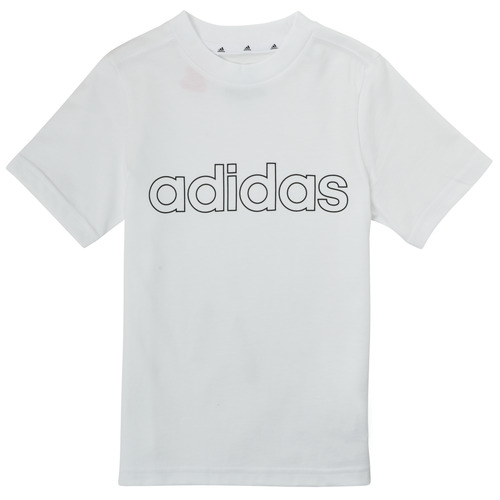 Oblečenie Chlapec Tričká s krátkym rukávom adidas Performance ALBA Biela