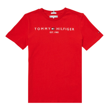 Oblečenie Deti Tričká s krátkym rukávom Tommy Hilfiger AIXOU Červená