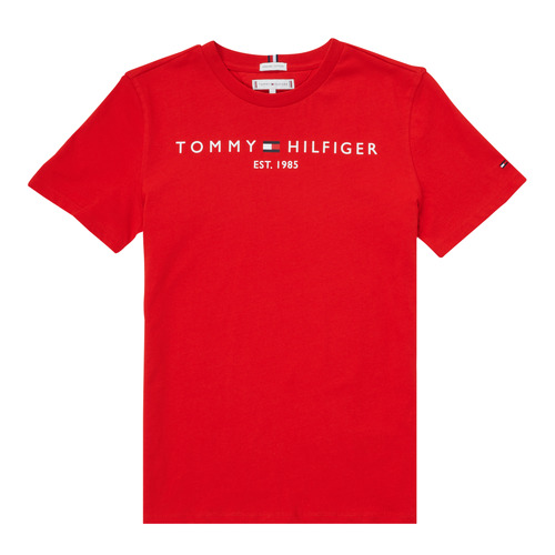Oblečenie Deti Tričká s krátkym rukávom Tommy Hilfiger SELINERA Červená