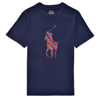 Oblečenie Chlapec Tričká s krátkym rukávom Polo Ralph Lauren GUILIA Námornícka modrá
