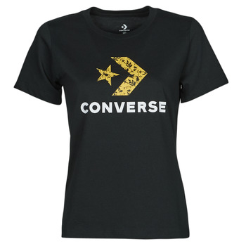 Oblečenie Žena Tričká s krátkym rukávom Converse STAR CHEVRON HYBRID FLOWER INFILL CLASSIC TEE Čierna