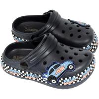 Topánky Deti Šľapky John-C Detské tmavo-modré crocsy CAR tmavomodrá