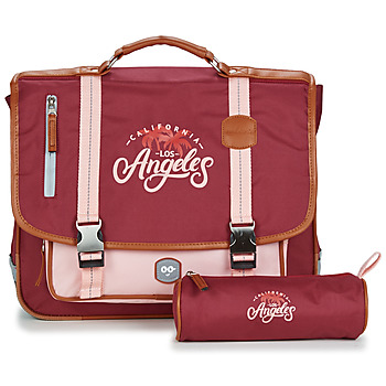 Tašky Dievča Školské tašky a aktovky Ooban's FUNNY LOS ANGELES CARTABLE 38 CM Ružová