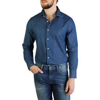 Oblečenie Muž Košele s dlhým rukávom Tommy Hilfiger - tt0tt06009 Modrá
