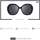 Hodinky & Bižutéria Slnečné okuliare Hanukeii Lombard Čierna
