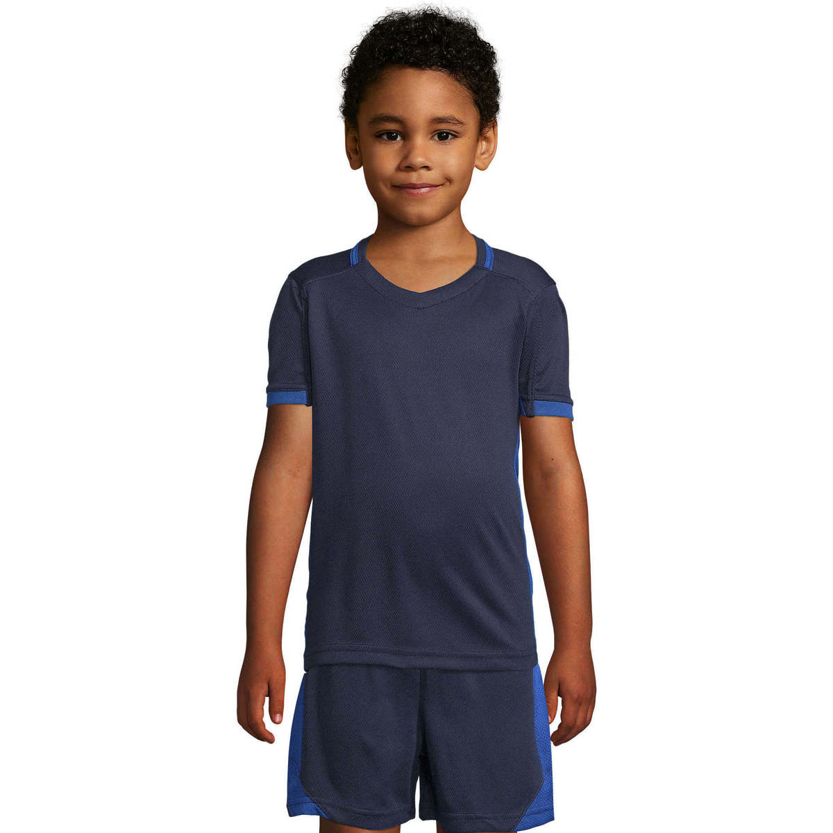 Oblečenie Deti Tričká s krátkym rukávom Sols CLASSICOKIDS Marino Azul Modrá