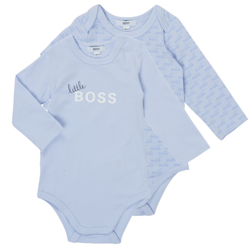 Oblečenie Chlapec Pyžamá a nočné košele BOSS SEPTINA Modrá