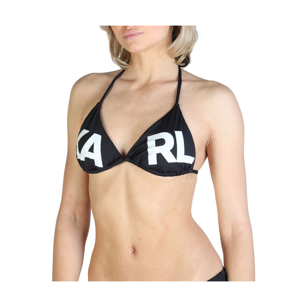 Oblečenie Žena Plavky kombinovateľné Karl Lagerfeld - kl21wtp05 Čierna