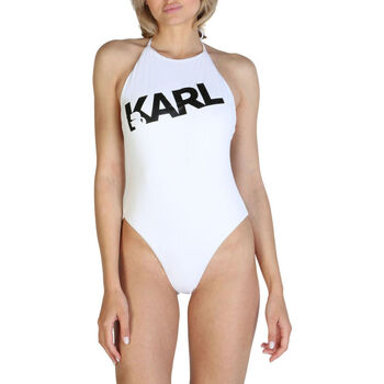 Oblečenie Žena Kabáty Karl Lagerfeld - kl21wop03 Biela