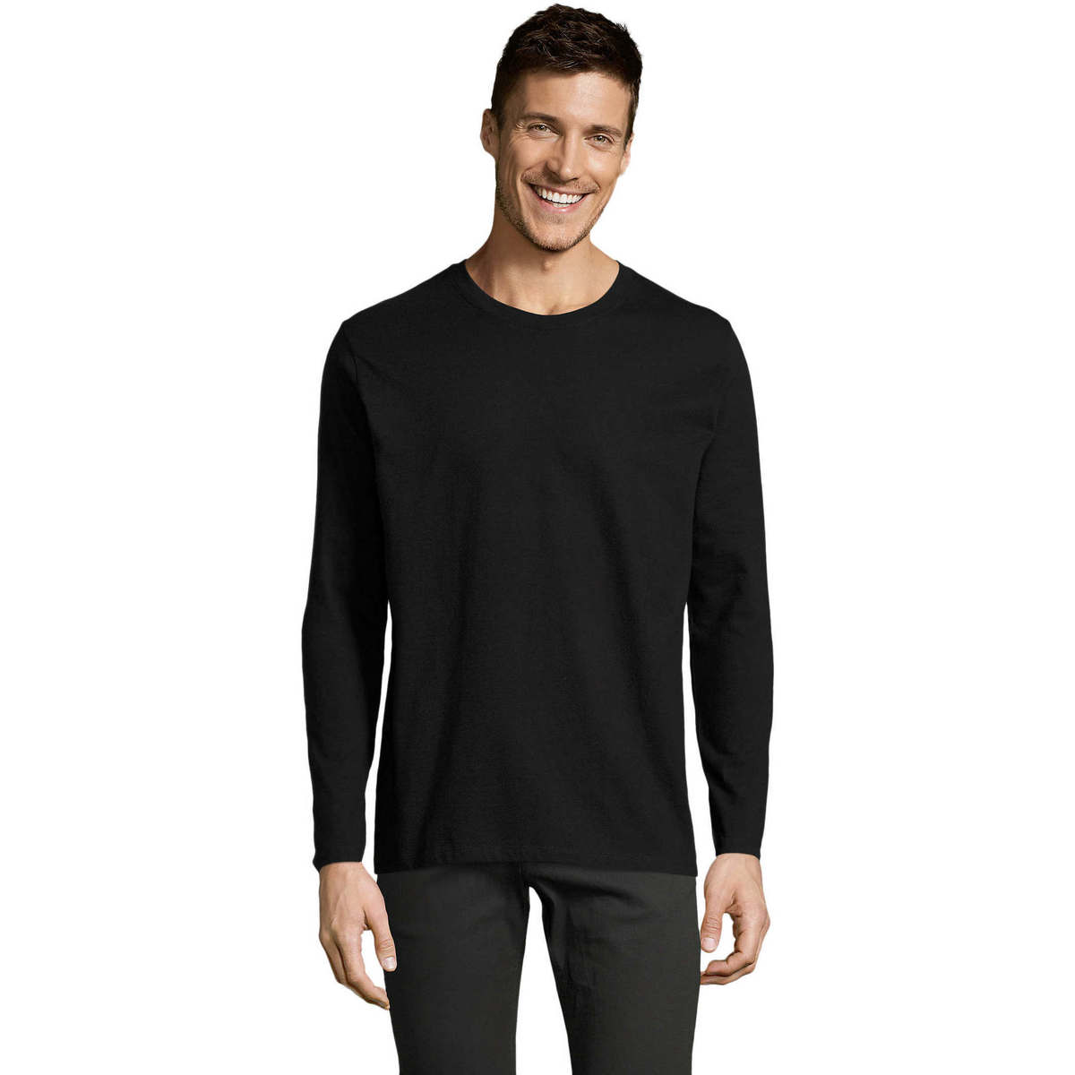 Oblečenie Muž Tričká s dlhým rukávom Sols Camiseta manga larga Čierna