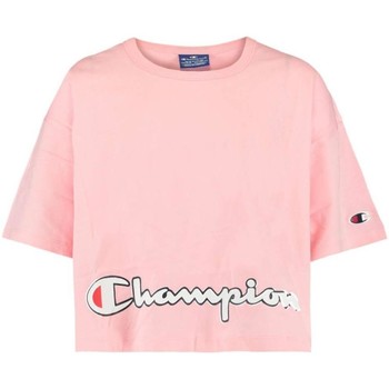 Oblečenie Dievča Tričká s krátkym rukávom Champion  Ružová