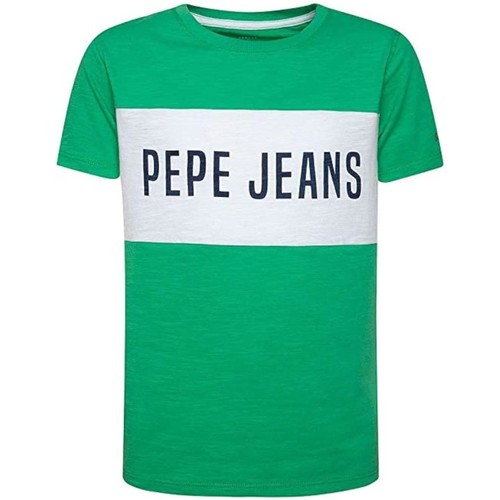Oblečenie Chlapec Tričká s krátkym rukávom Pepe jeans  Zelená
